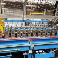 Ligne profilage fabrication cadre porte de garage
