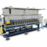 Profiling line for roller shutter slat