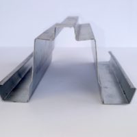 Metal structure rail