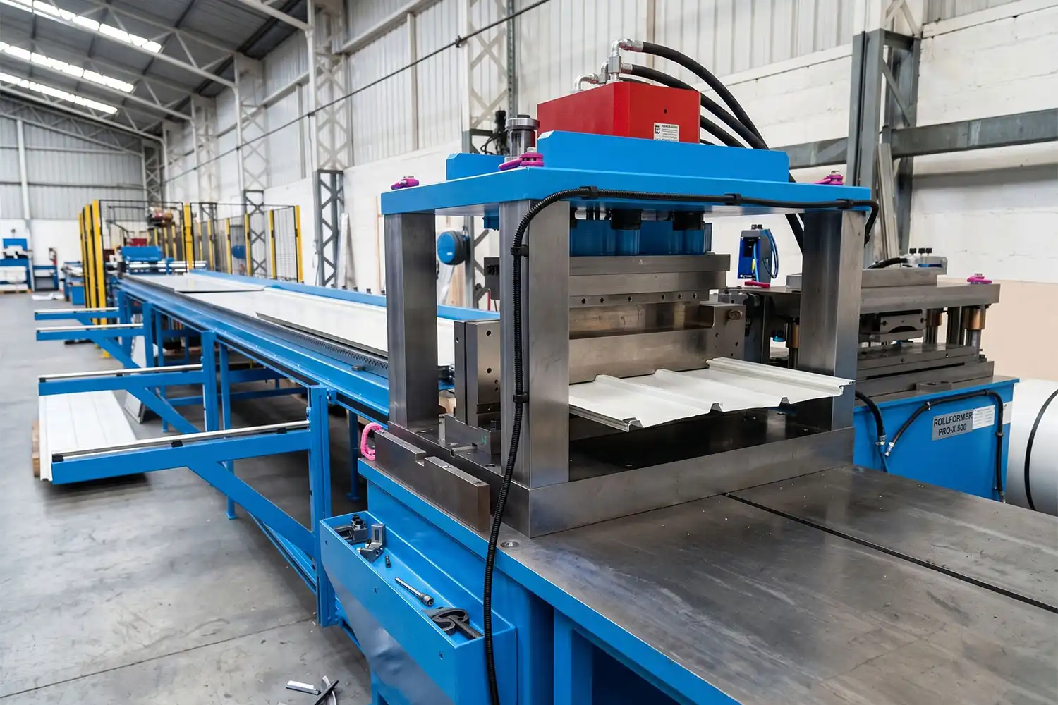 Cutting machine cold roll forming lines