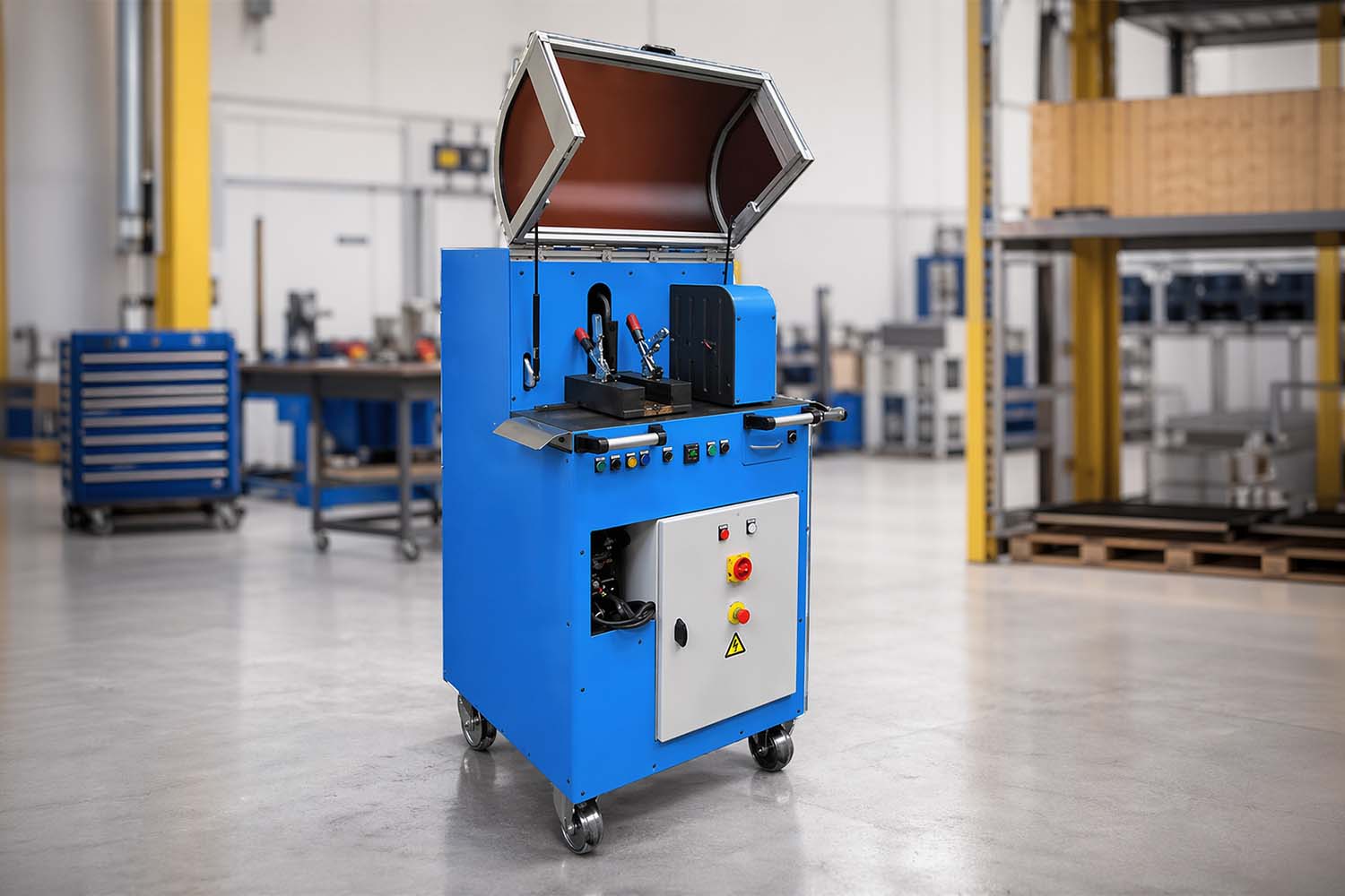 Industrial coil joining machine
