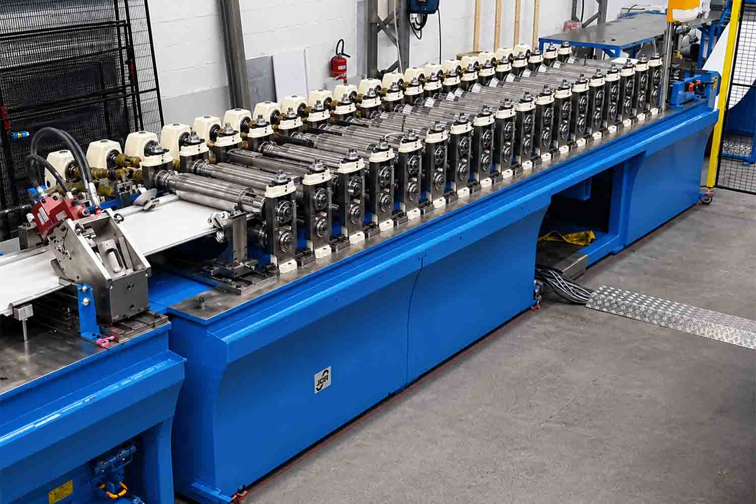 Step by step cold roll forming industry