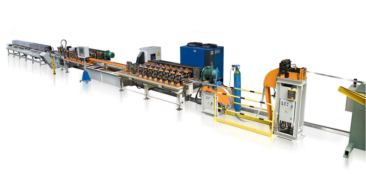 Tube profiling machine