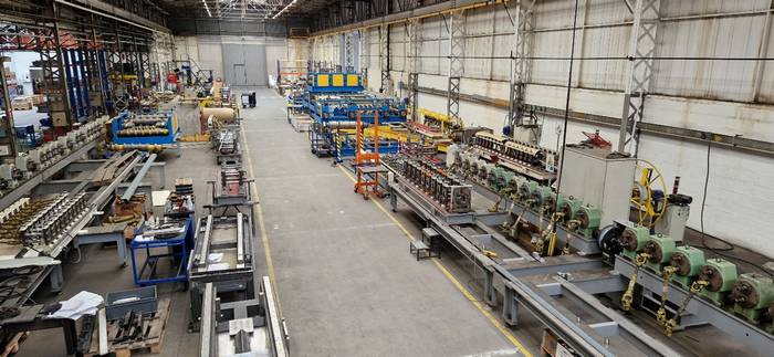 Installation ligne de profilage