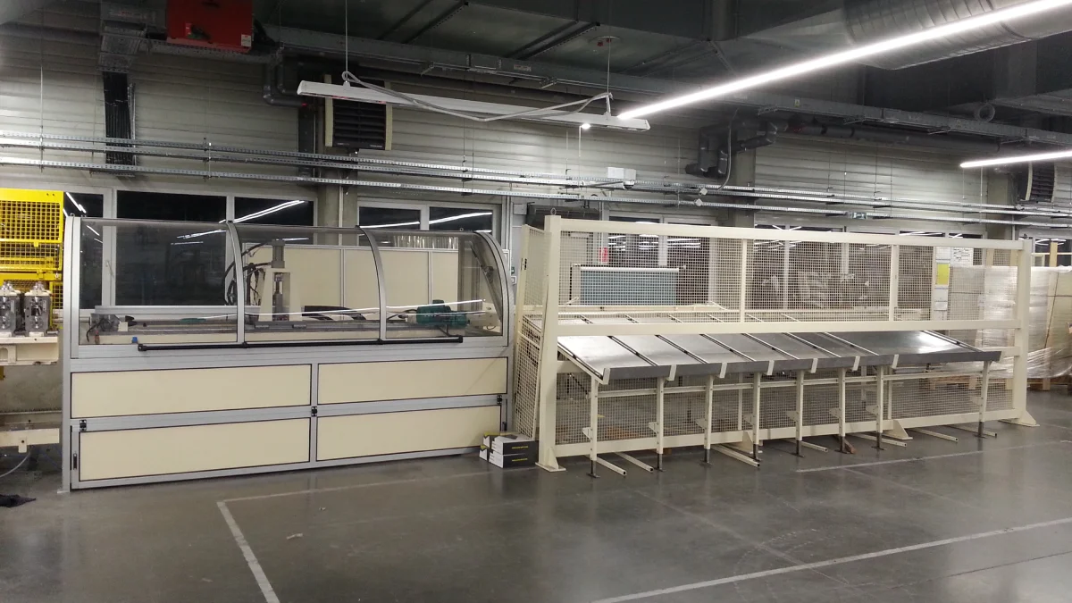 Ligne de conditionnement pour profilé