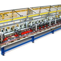 Heavy dusty sheet metal forming machine